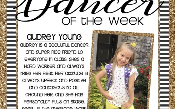 Dancer of the Week – Audrey Young