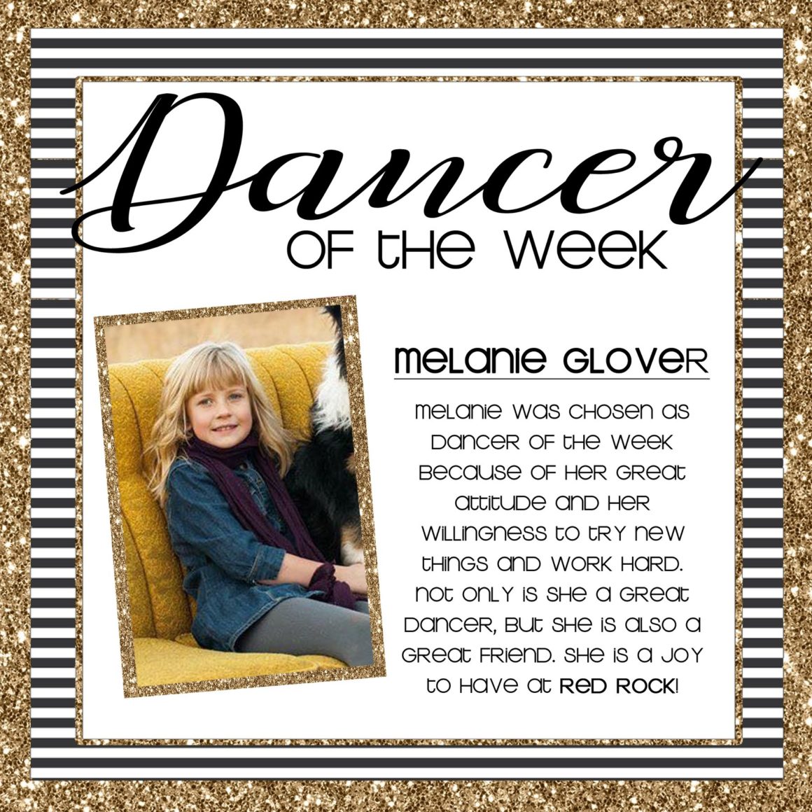 Dancer of the Week – Melanie Glover